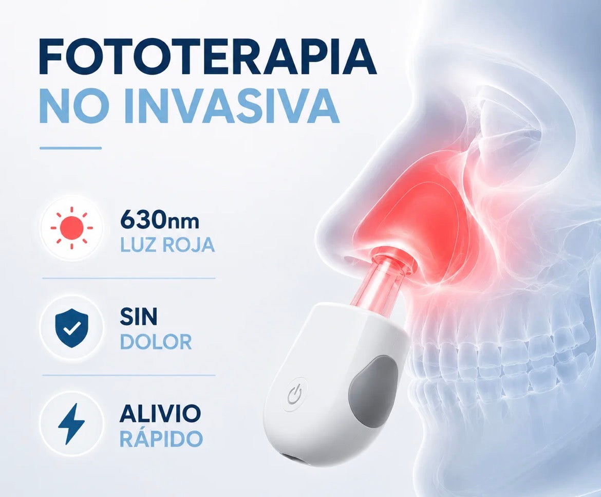 Dispositivo de luz roja para Alergias