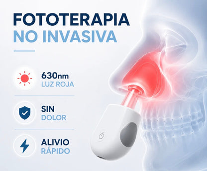 Dispositivo de luz roja para Alergias